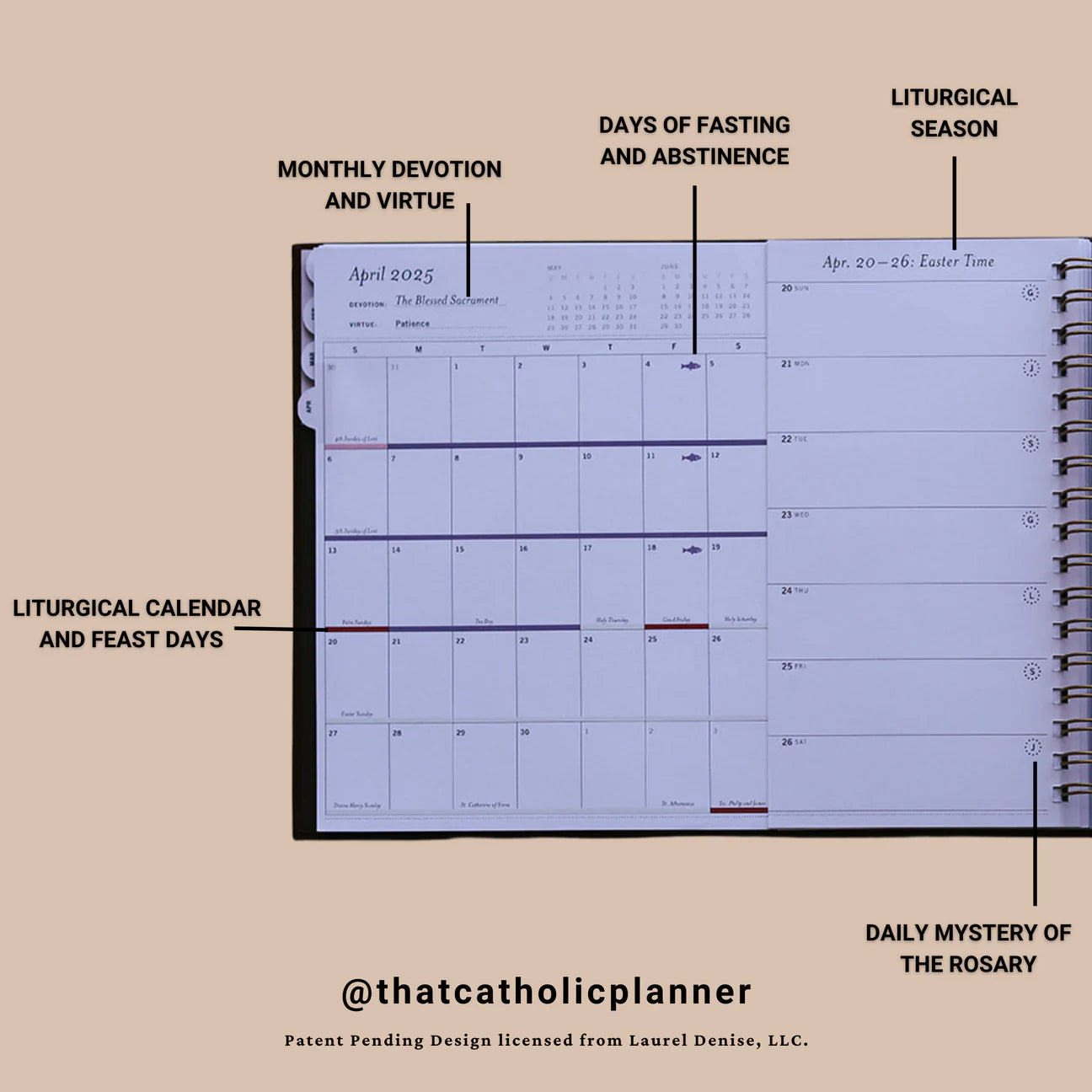 Planner Litúrgico 2025 - Inglês