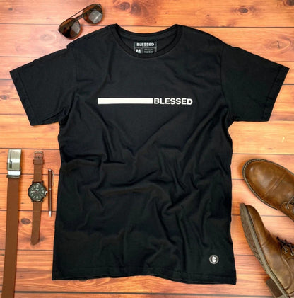 Camiseta Masculina Preta Blessed