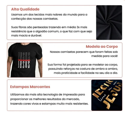 Camiseta Masculina Preta Blessed