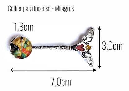 Small Milagros Spoon – Silver or Gold