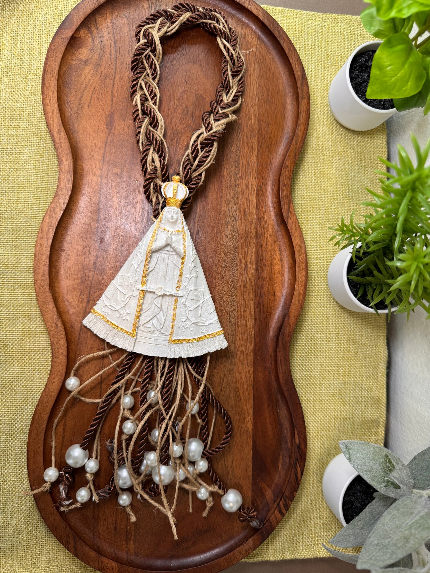 Our Lady Decorative Table Necklace