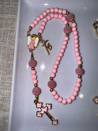 Guardian Angel Rosary with Faith Pendant