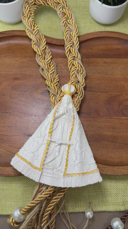 Our Lady Decorative Table Necklace